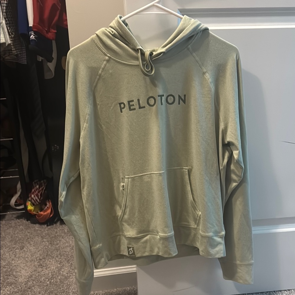 Peloton Green Polyester Hoodie